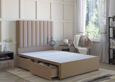 Lucena Best Divan Beds UK With Luxury Headboard - Vizbeds